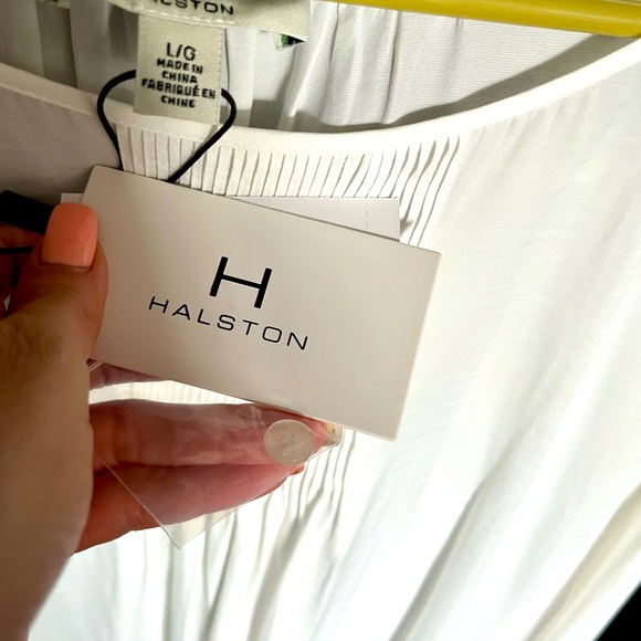 Ladies white blouse -size large - Picture 3 of 4